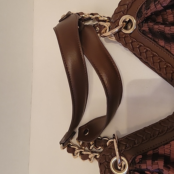 Sharif designed in NY purse and wallet 4 piece Set in copper sequin NWOT - Picture 4 of 12